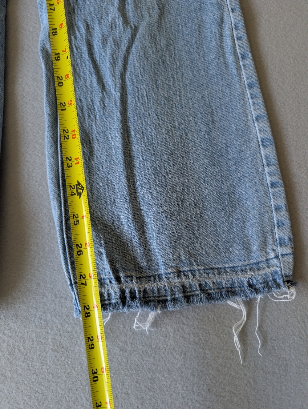 PacSun High Rise Bootcut Light Wash Distressed Jeans Soft Cotton Boho Sz 28/6R image 3